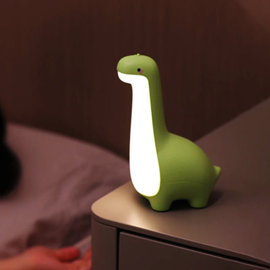 Cute Dinosaur Reading Light - Timing Lamp with USB Charging